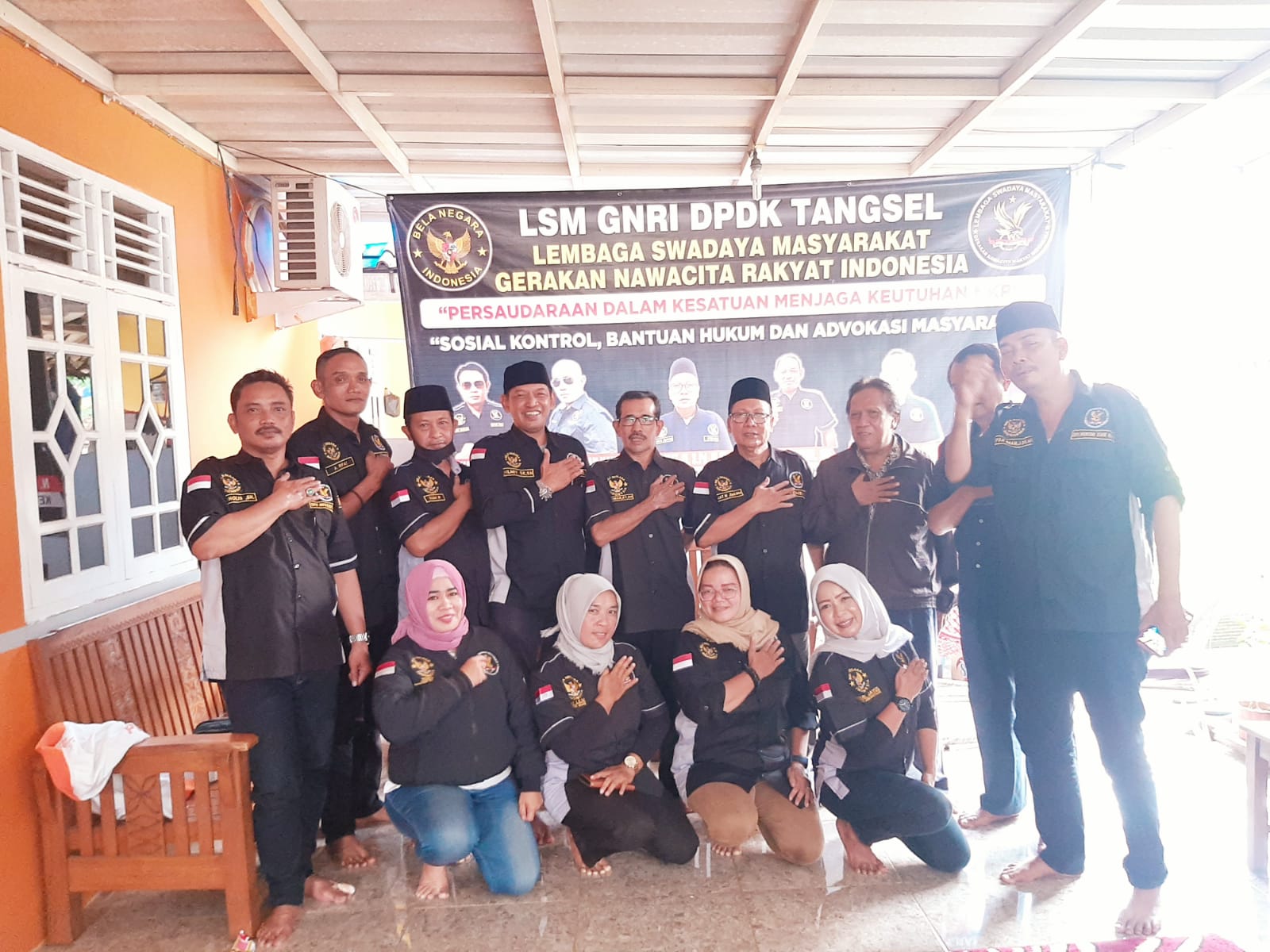 Konsolidasi dan silaturahmi LSM GNRI DPD Khusus Kota Tangerang Selatan 
