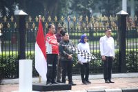 Polda Metro Jaya Melaksanakan Pengamanan Parade konvoi Rider MotoGP