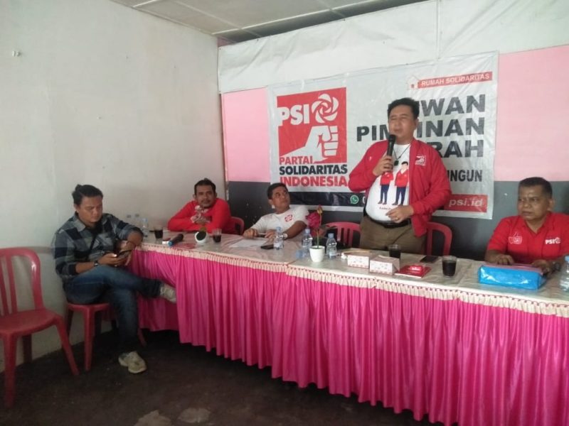 Ketua DPW PSI Sumut Serahkan 20 SK DPC, Saat Kopdarda DPD PSI Kabupaten Simalungun