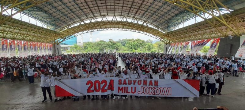 Relawan Jokowi se- Bandung Raya Deklarasi 'Sauyunan 2024 Milu Jokowi