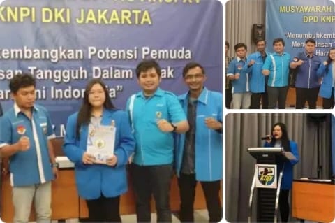 Nadia Yulianda Perempuan Pertama Terpilih jadi ketua DPD I KNPI DKI Jakarta