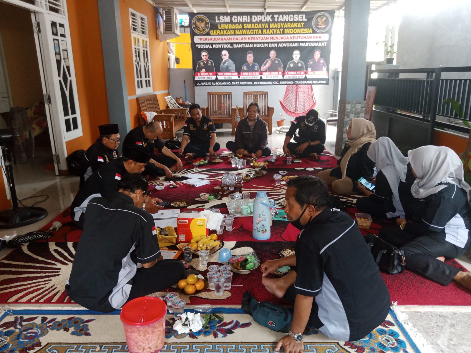 Konsolidasi dan silaturahim sebagai sosial Control LSM GNRK DPD Khusus Kota Tangerang Selatan