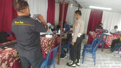 Gerai Vaksinasi Booster Polsek Cilincing Polres Metro Jakarta Utara