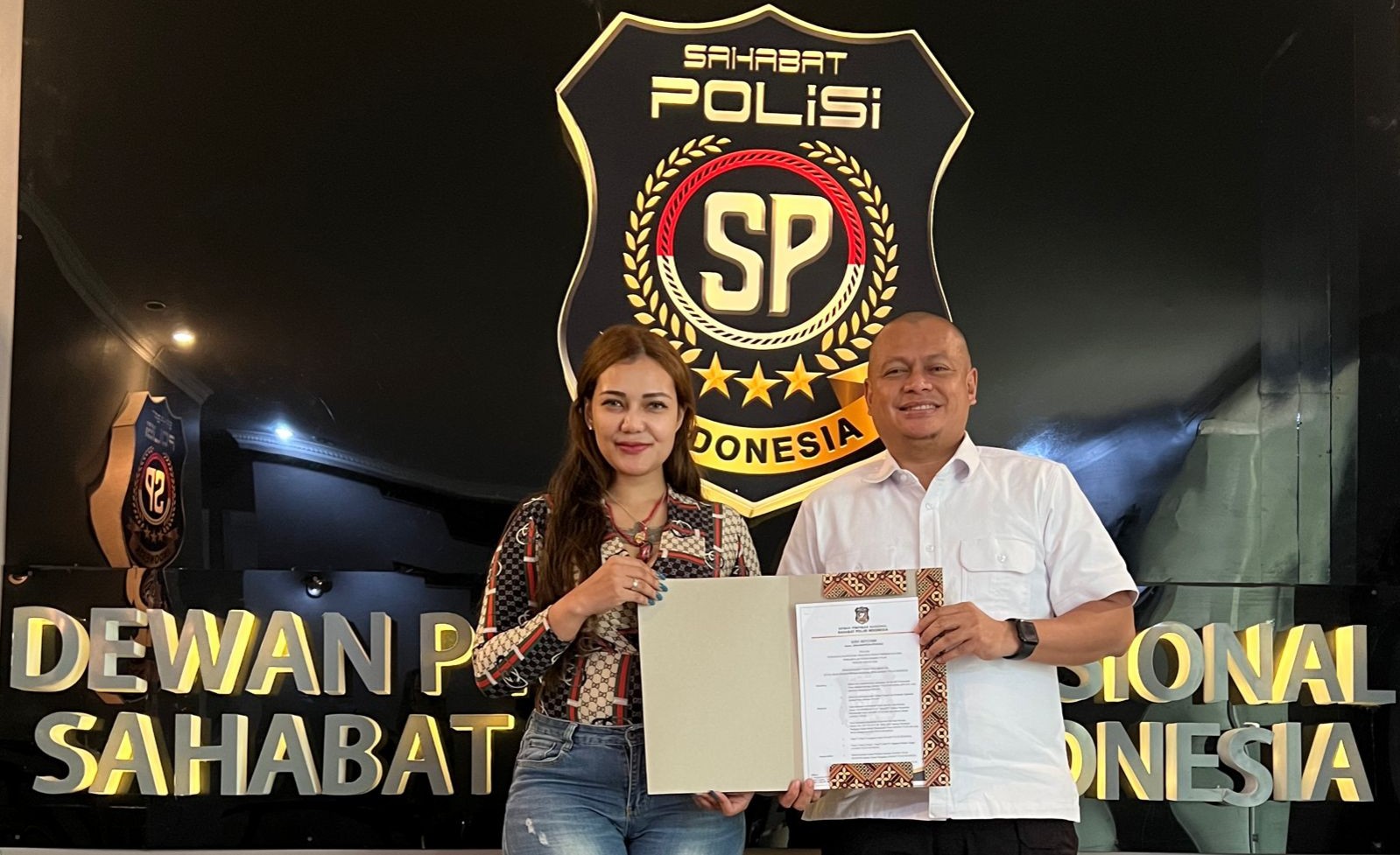 Gebrakan Tengku Zanzabellaa sebagai Direktur Sosial Budaya Sahabat Polisi Indonesia