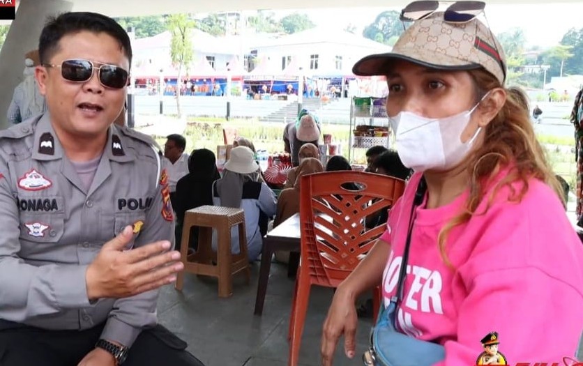 Para Parengge-rengge Parapat Mendukung Polres Simalungun Melaksanakan Pengamanan Event F1 H2O