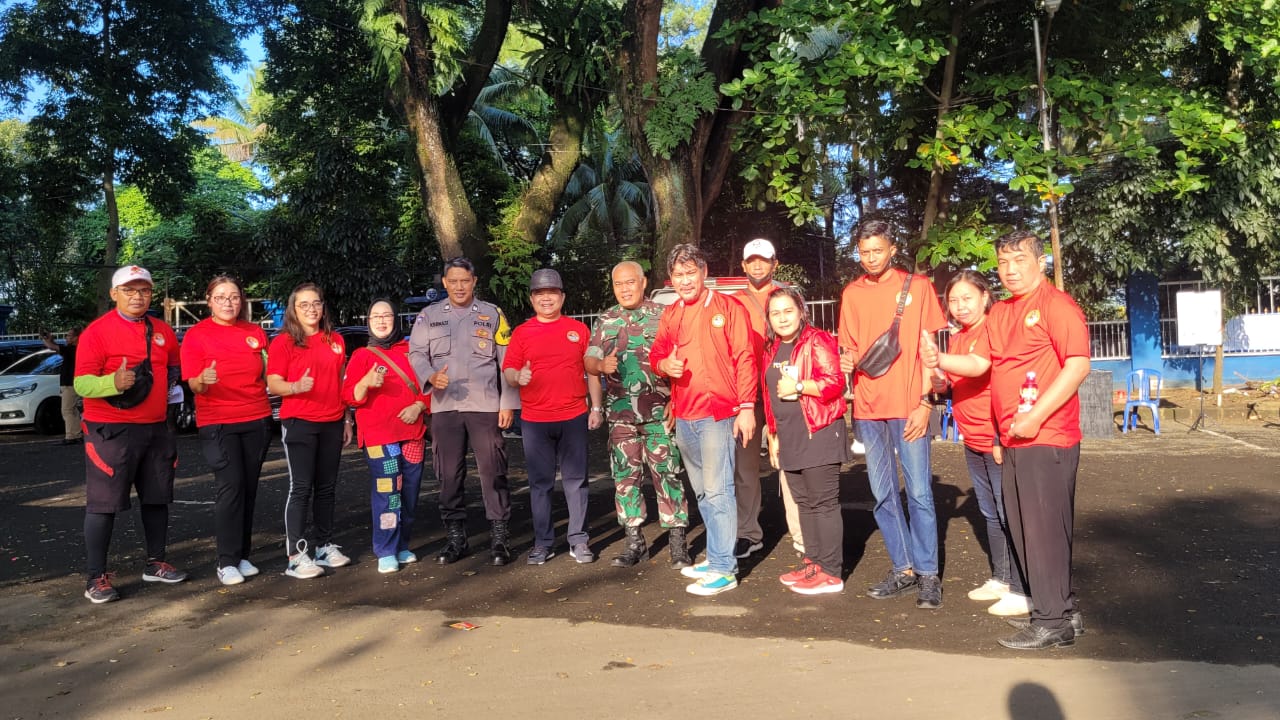 Funbike Gowes Merah Putih Setya Kita Pancasila Dilepas Wakil Walikota Bogor