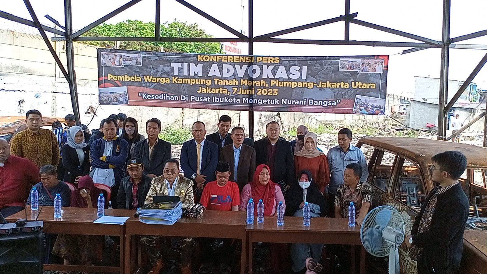 TIM ADVOKASI Pembela Tanah Merah Minta Pertamina Perhatikan Korban Terbakarnya Depo Plumpang