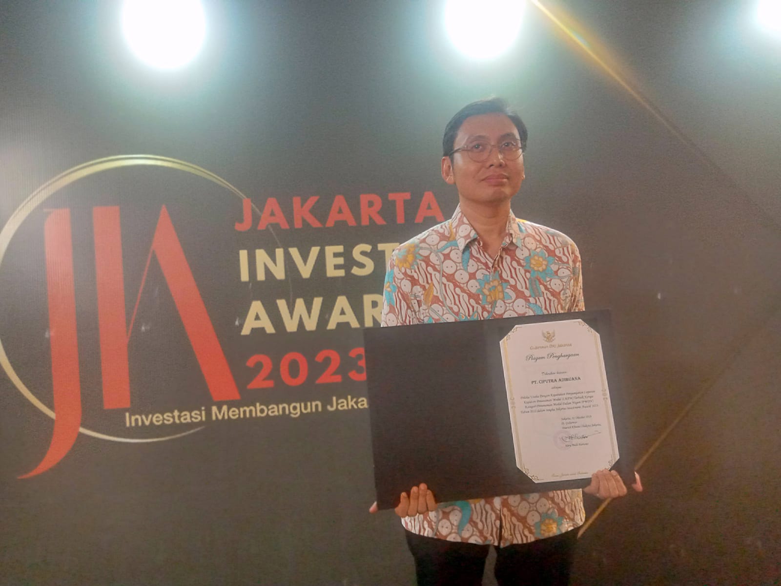 Ciputra Group Berhasil Raih juara 2 Pada Gelar Acara Investment Award 2023 Jakarta