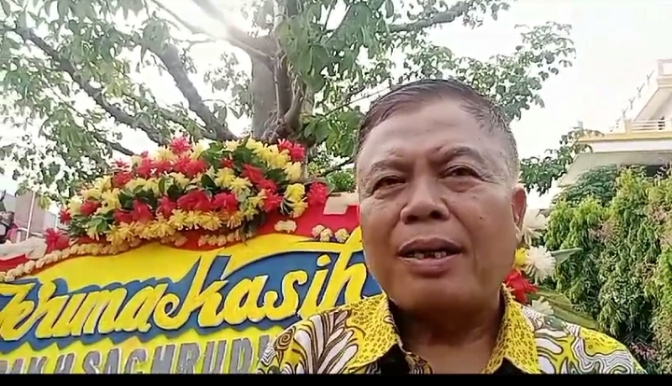 Caleg Golkar Samsuni Dapil 2 Kota Tangerang Hadiri Pelepasan Wakil Walikota Tangerang Sachrudin 