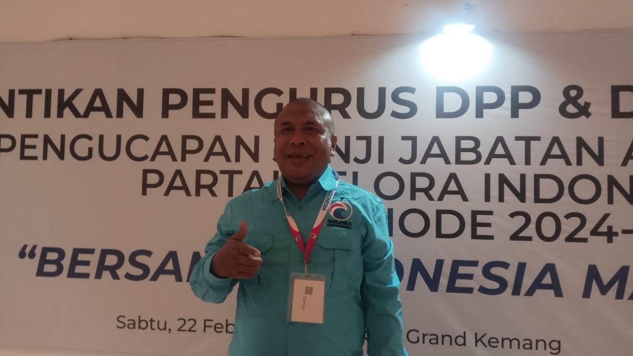 Anggota DPRD Flores Timur Hadiri Pelantikan Pengurus DPP dan DPW Partai Gelora 