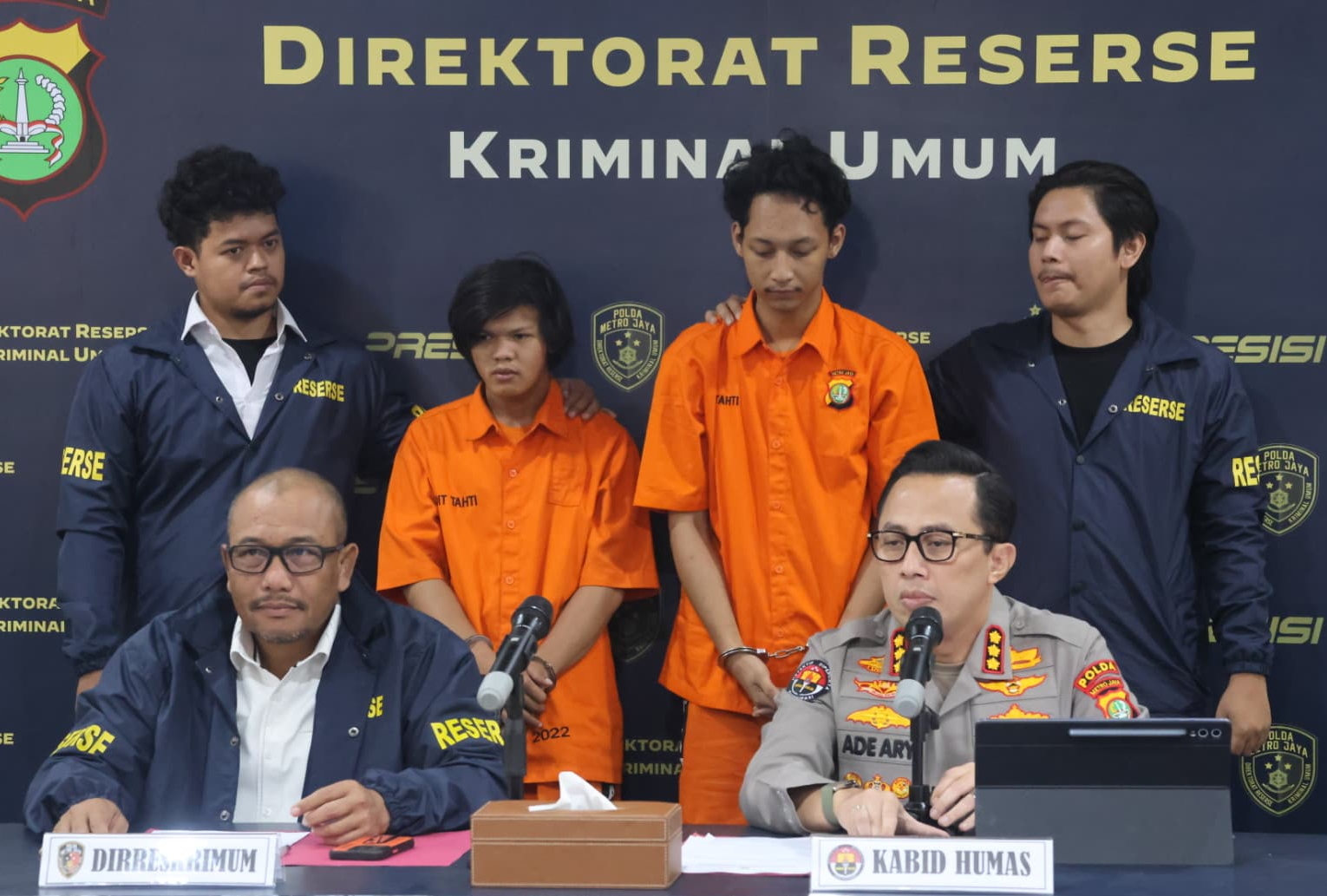 Resmob Polda Metro Jaya berhasil Tangkap 2  Pencuri,  Salah Satu Tersangka Residivis 