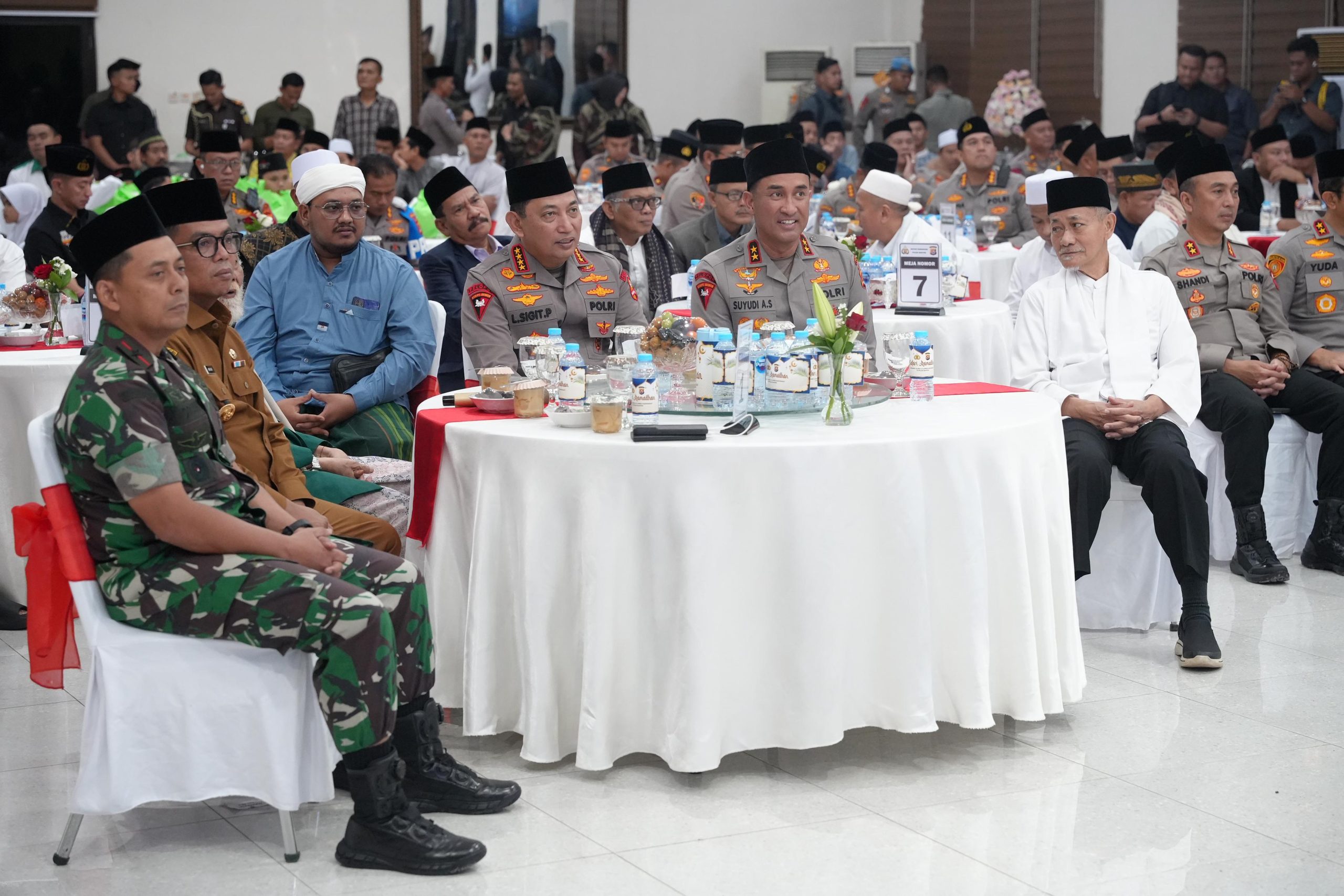 Kapolri Buka Puasa Bersama Tokoh Ulama dan Elemen Masyarakat Banten