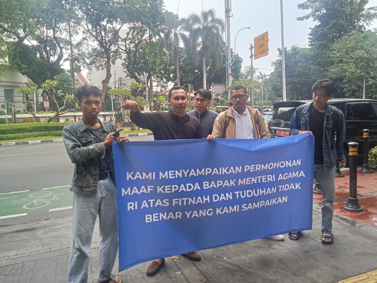 Koordinator Lapangan Demo Minta Maaf ke Menag RI atas Kesalahan Informasi