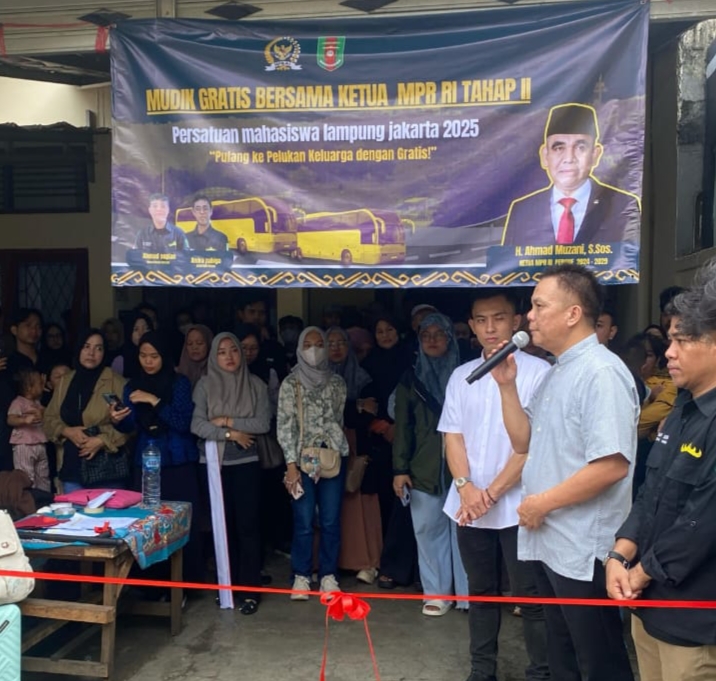 Permala Jakarta Melepas Peserta Mudik Gratis Tahap II Bersama Ketua MPR RI
