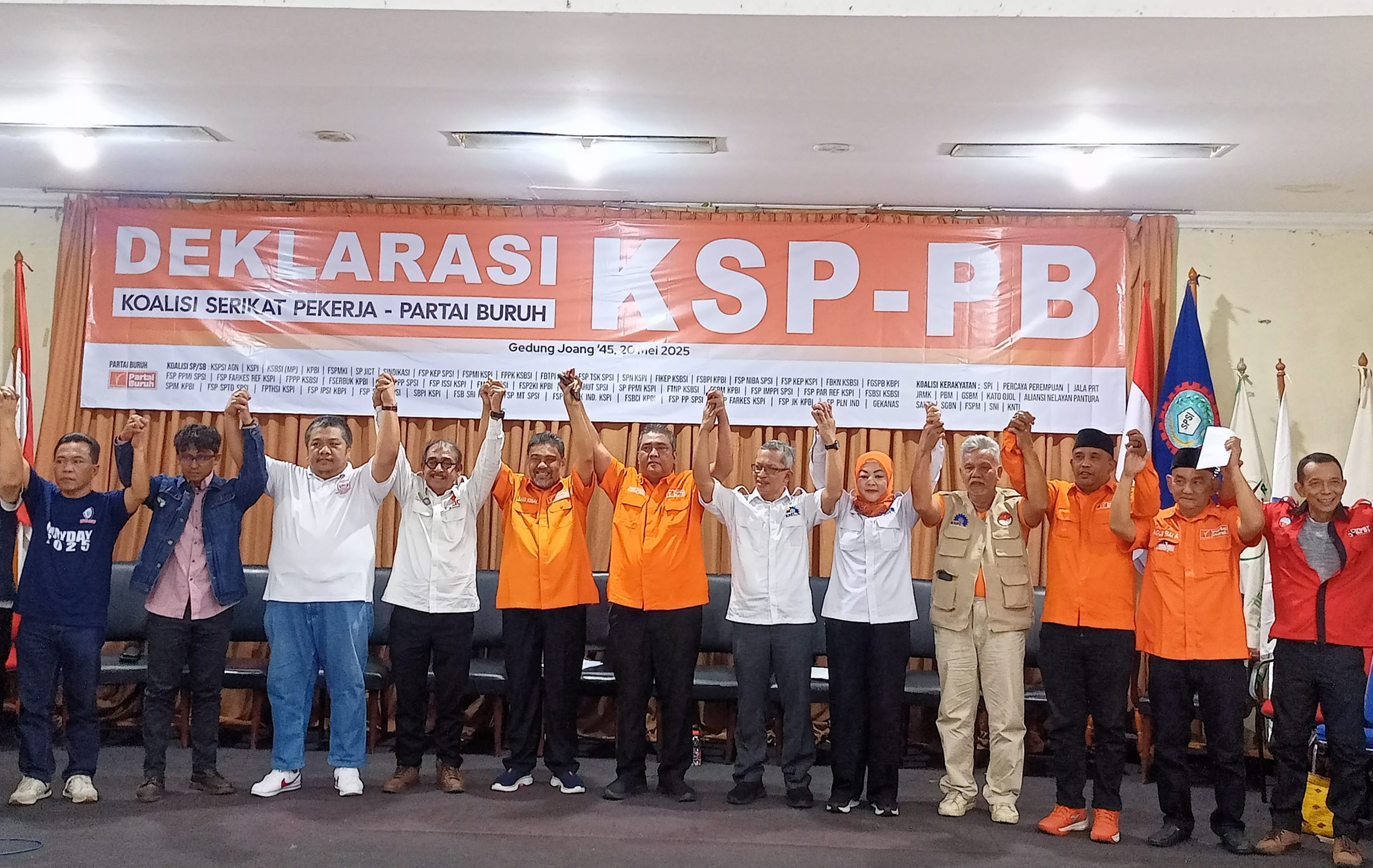 Deklarasi Koalisi Serikat Pekerja dan Partai Buruh, Siap Perjuangkan Hak Kaum Pekerja