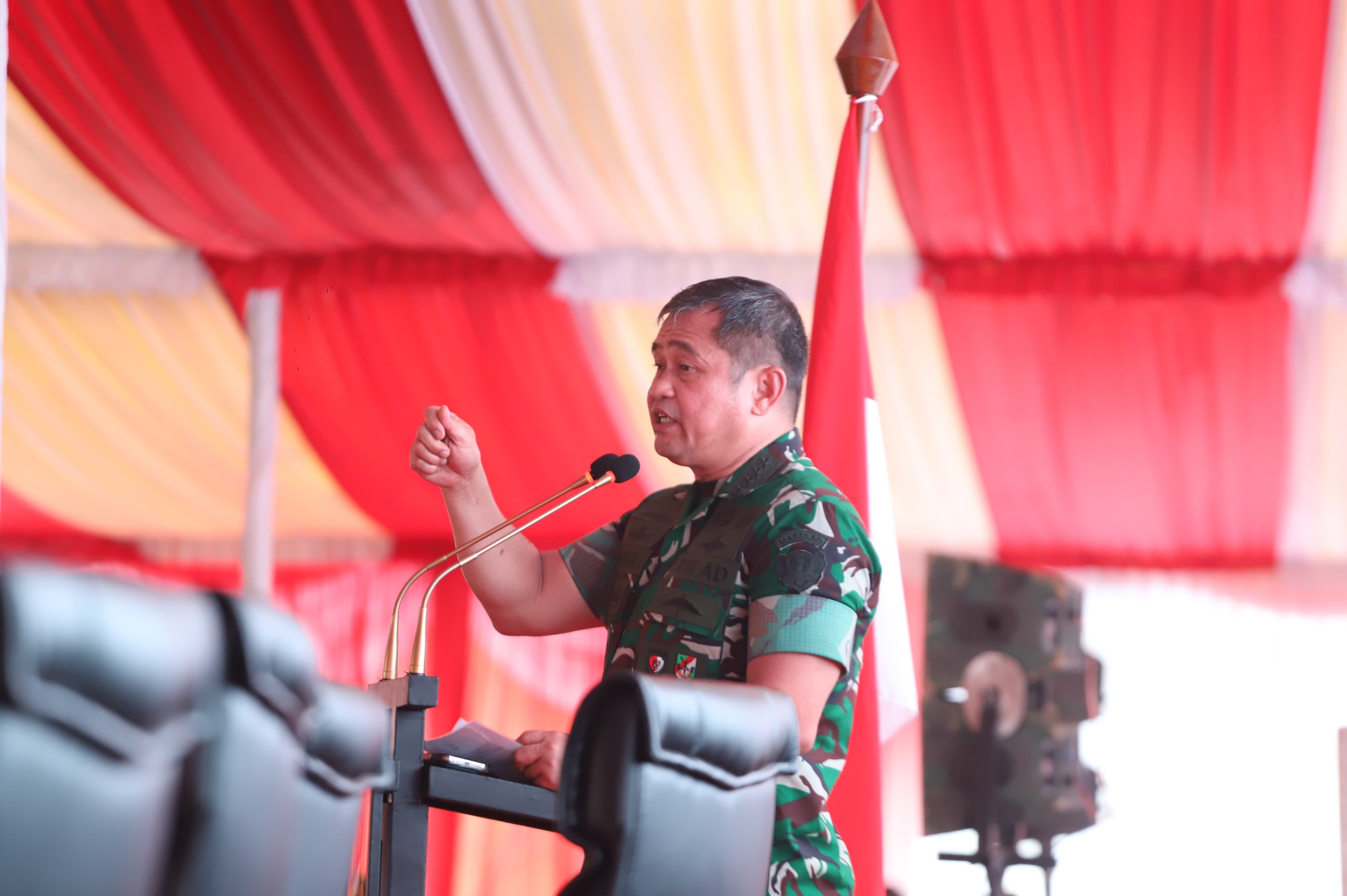 Kasad Kunjungi Korem 022/PT, Ajak Prajurit Pegang Teguh Loyalitas dan Cinta Keluarga