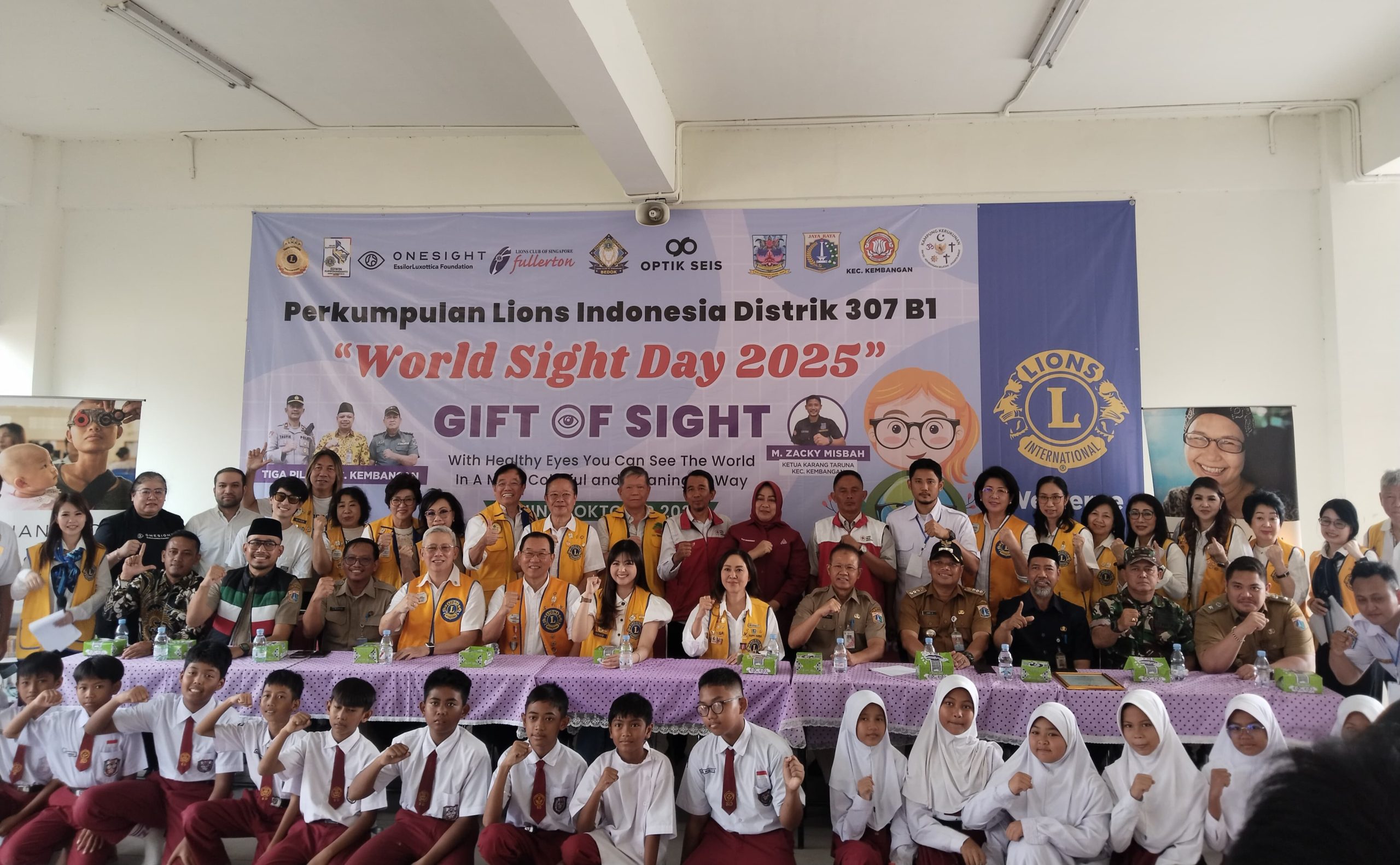 Perkumpulan Lions Indonesia Distrik 307 B1 Gelar “World Sight Day 2025” Bersama Optik Seis dan One Sight Foundation