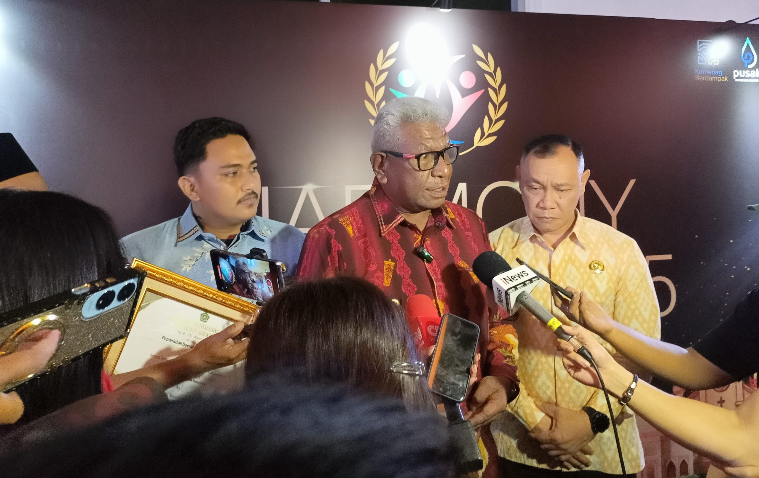 Kabupaten Mimika Raih Peringkat Pertama Kinerja Pemda pada Harmony Award 2025