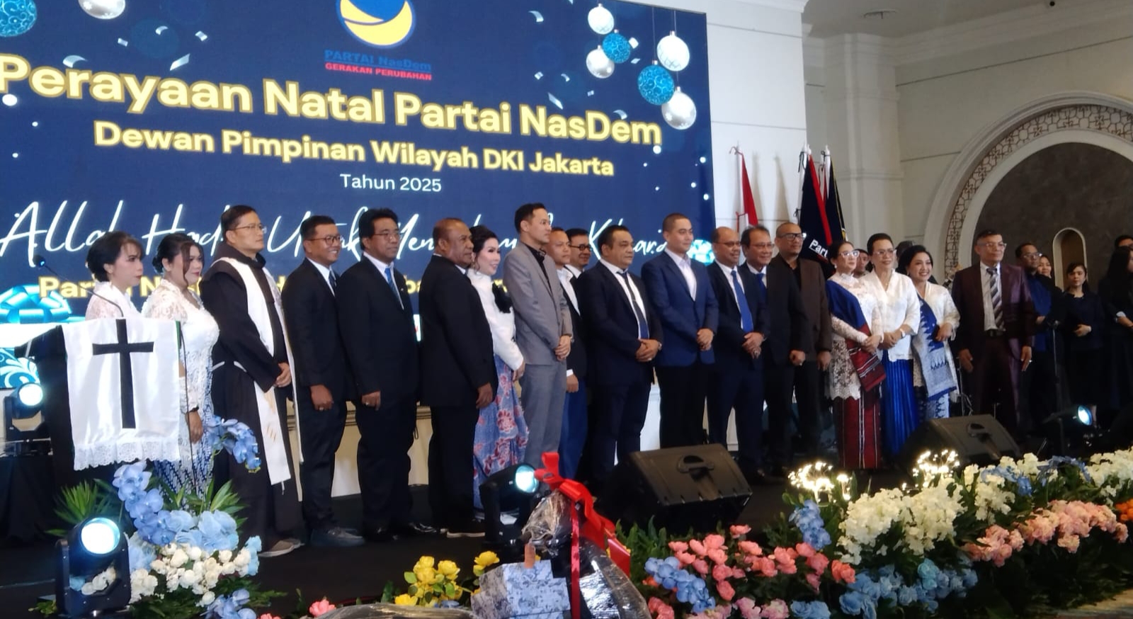 DPW Partai NasDem DKI Jakarta Rayakan Natal, Tekankan Peran Keluarga dan Nilai Kebhinekaan