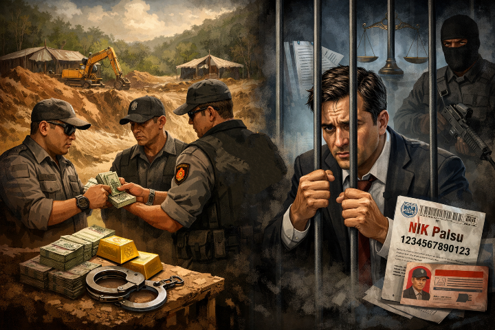 Diduga Terima Upeti Tambang Emas Ilegal, Oknum Aparat Disorot: Investor Sah Malah Dikriminalisasi