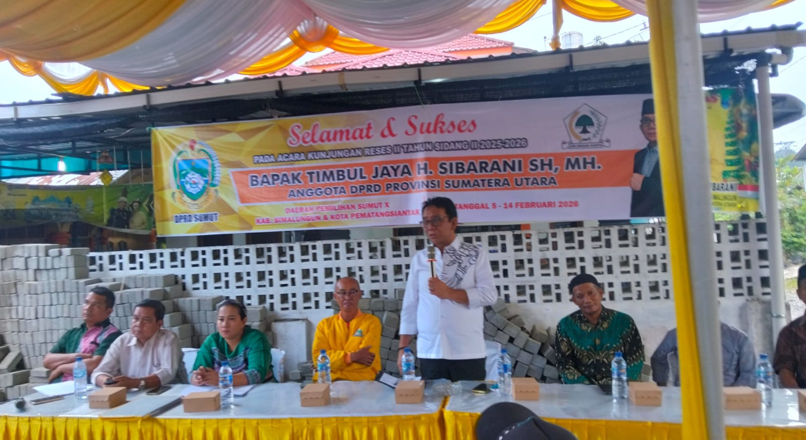 Anggota DPRD Sumut Timbul Jaya H. Sibarani Gelar Reses Di Nagori Bosar