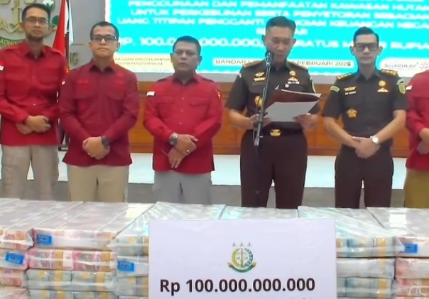 Kejati Lampung Amankan Rp100 Miliar dalam Kasus Dugaan Korupsi Perkebunan di Kawasan Hutan