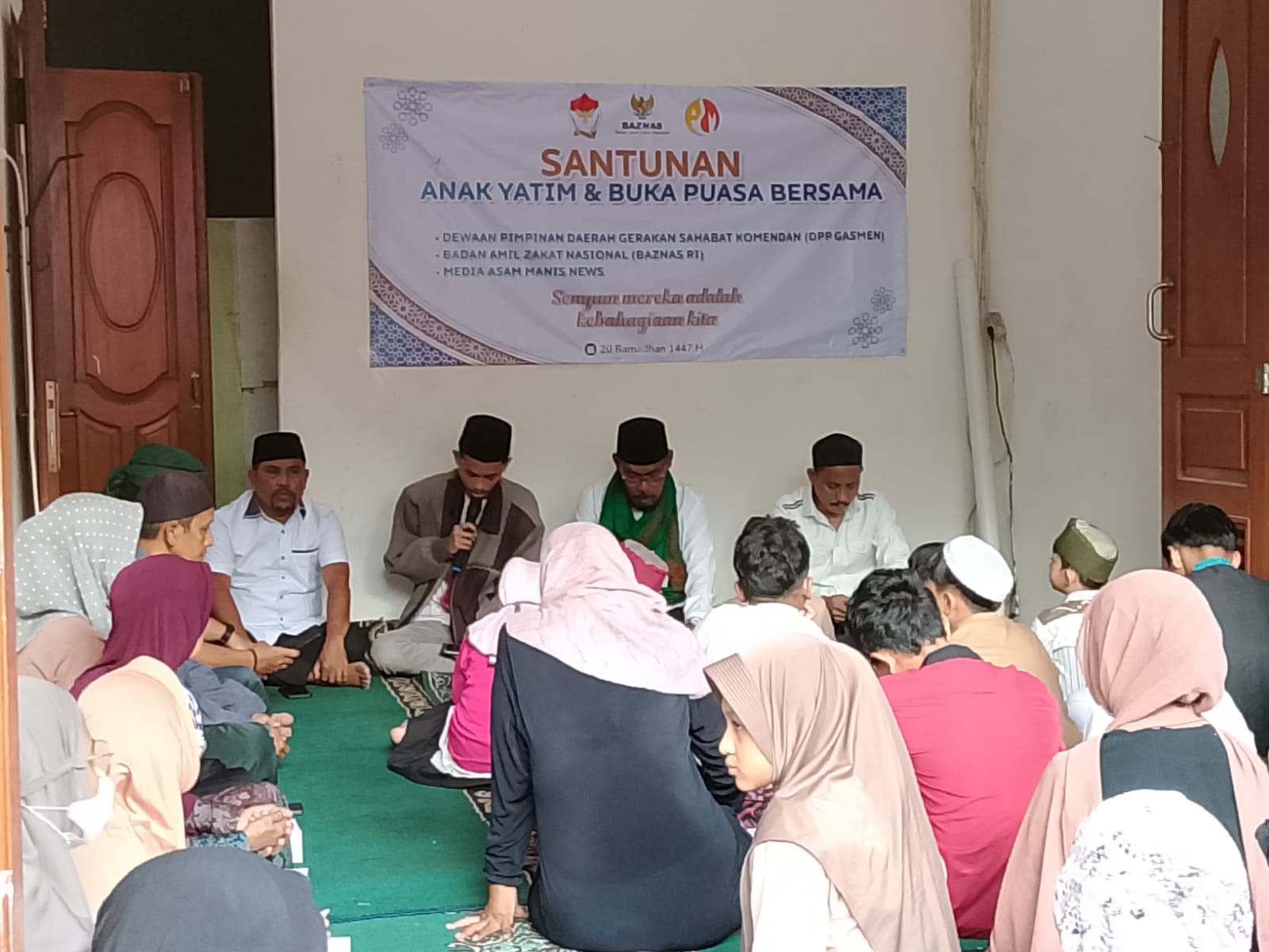 Ramadhan Penuh Kepedulian, GASMEN, BAZNAS RI dan Asam Manis News Santuni 500 Anak Yatim di Matraman
