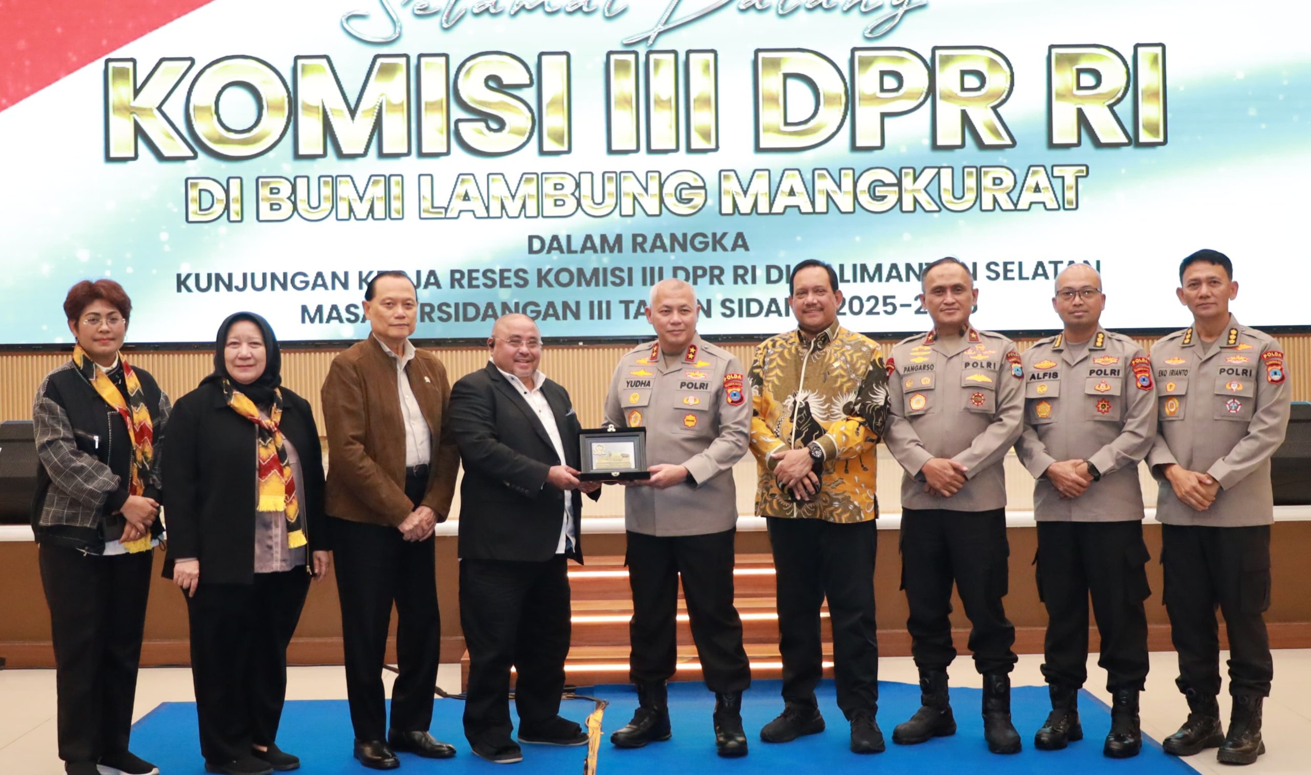 Polda Kalsel Sambut Reses Komisi III DPR RI, Bahas Kesiapan Implementasi KUHP Baru
