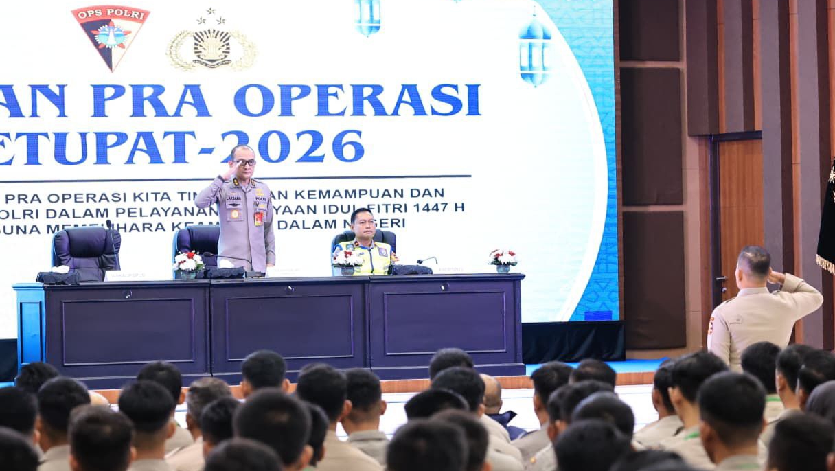 Operasi Ketupat 2026, Polri Gelar Bimtek Latpraops Persiapkan Pengamanan Lebaran 1447 Hijriah