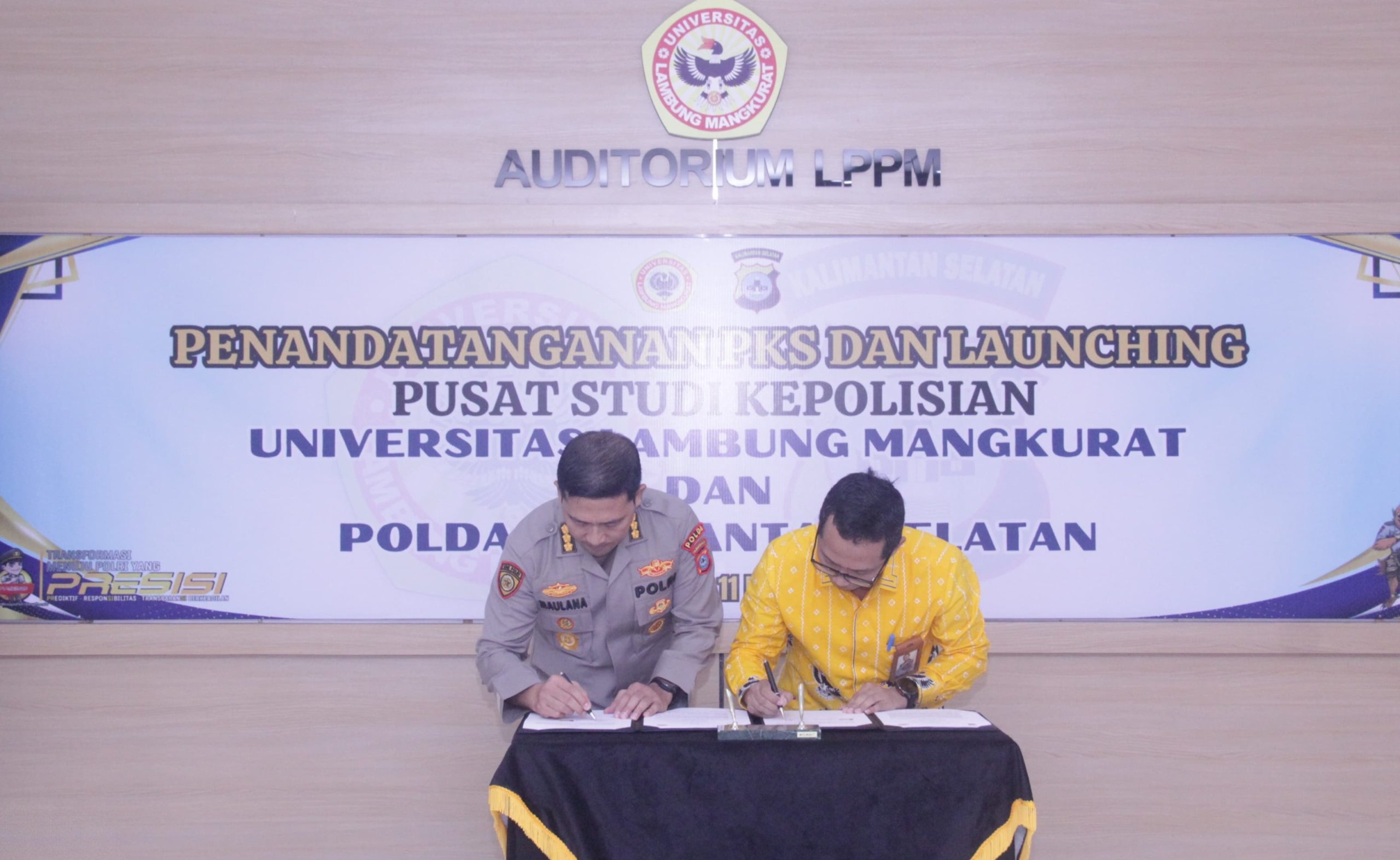 Sinergi Polda Kalsel dan ULM, Dirikan Pusat Studi Ilmu Kepolisian