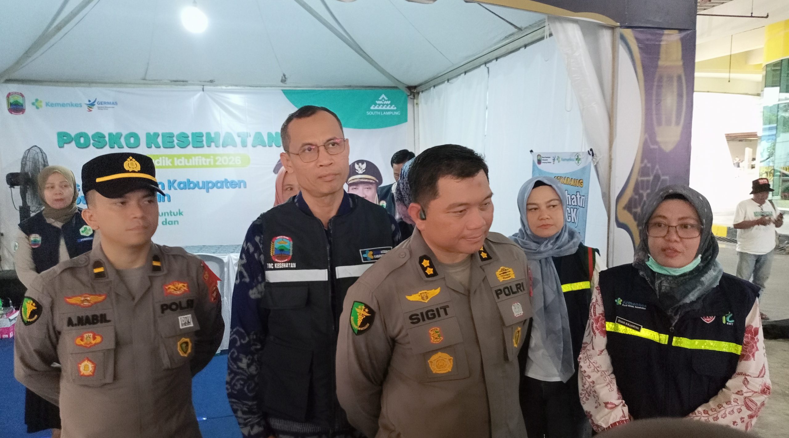 Cek Kesiapan Arus Balik, Tim Dokes dan Dinkes Tinjau Posko Kesehatan Bakauheni