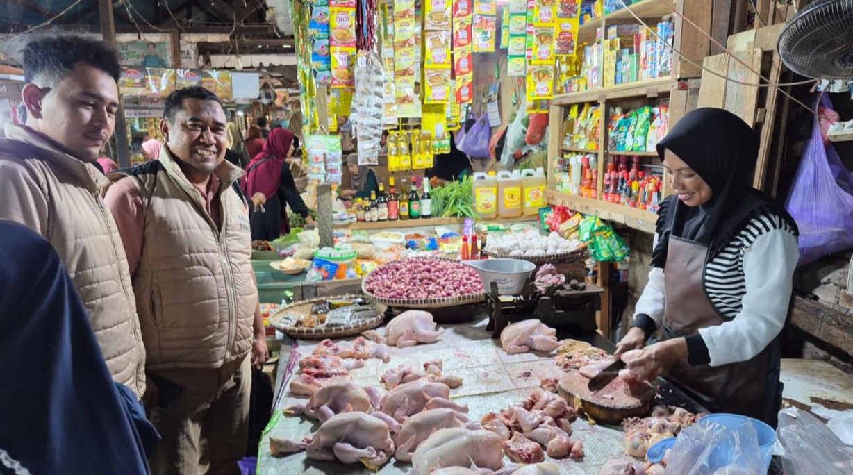 Satgas Pangan Polda Kalsel Turun ke Pasar Antasari, Harga Cabai Rawit Masih Diatas HET