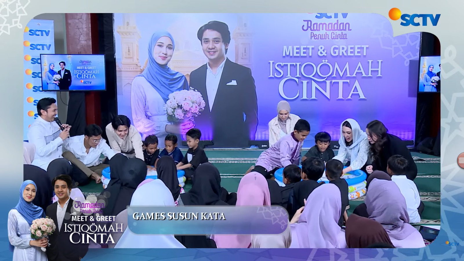 Pemain Sinetron ISTIQOMAH CINTA Berbagi Kebahagiaan Bersama Anak - Anak Panti Asuhan 