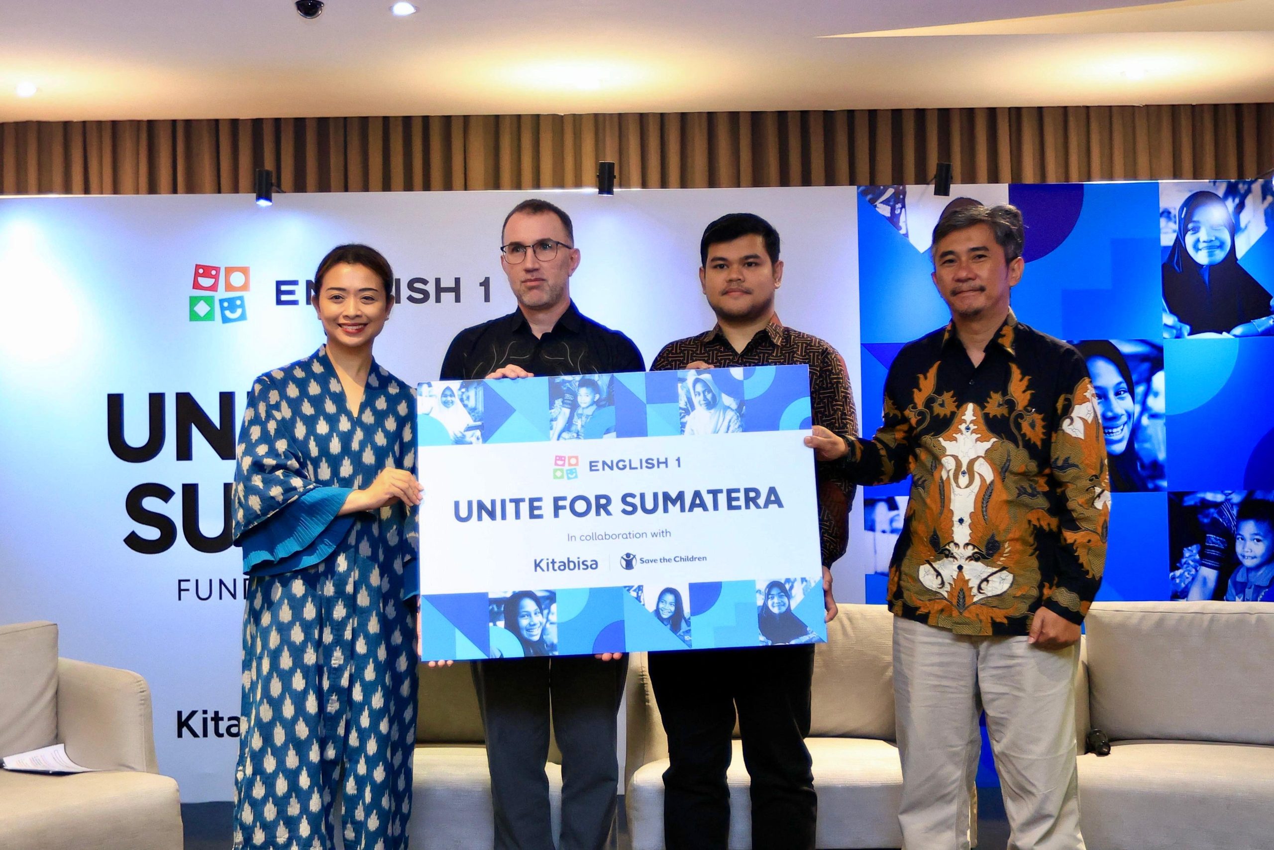 English 1 Unite for Sumatra” Himpun Rp 100 Juta untuk Pemulihan Anak Terdampak Banjir