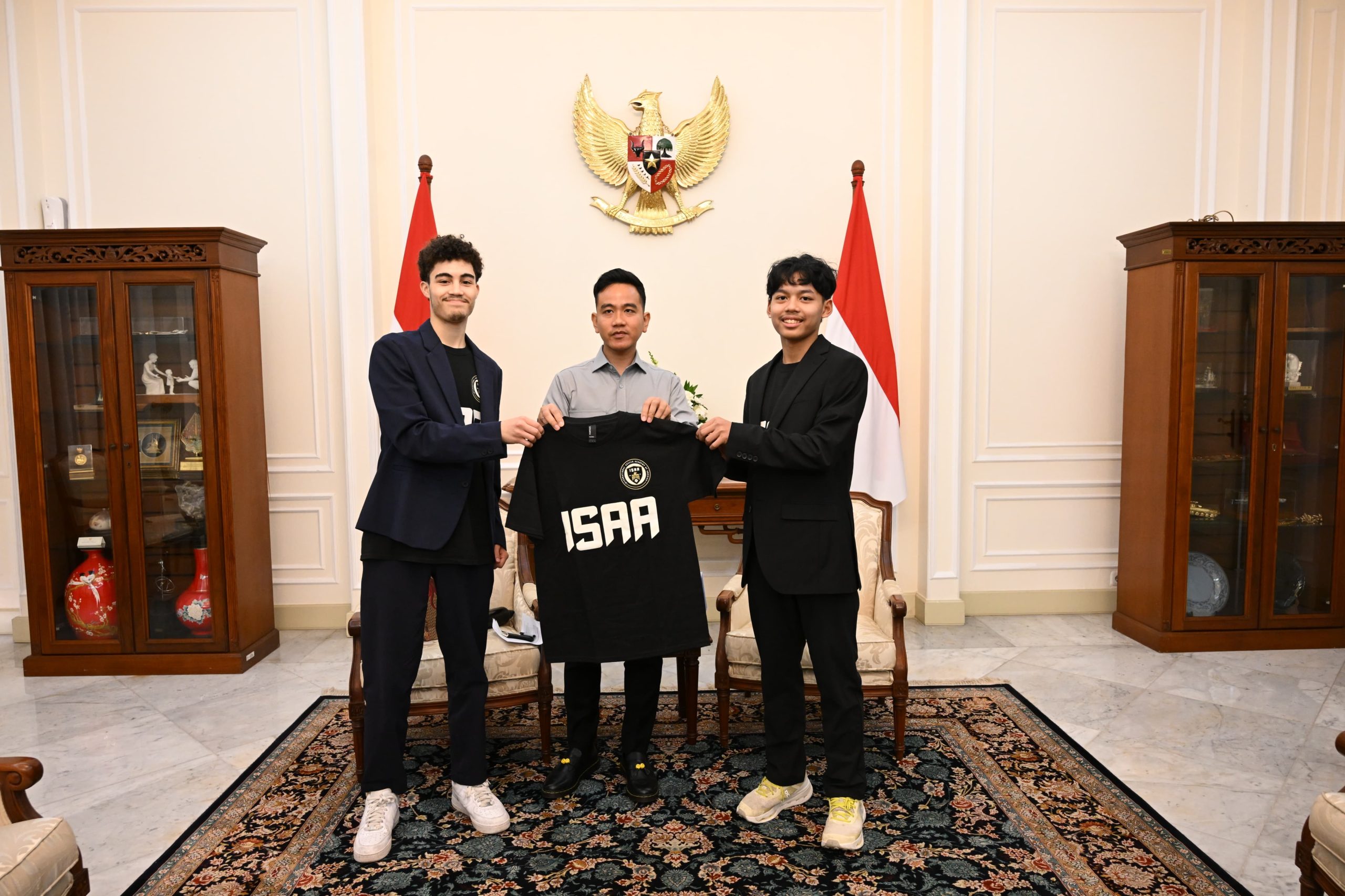 Terima CEO ISAA, Wapres Dukung Kolaborasi Global Majukan Sepak Bola Nasional