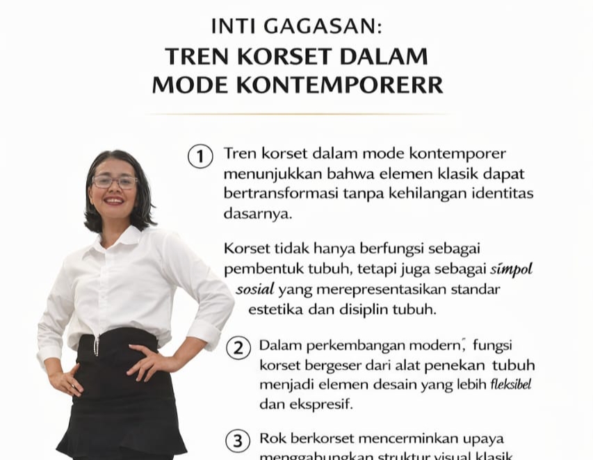 Tren Korset dalam Mode Kontemporer