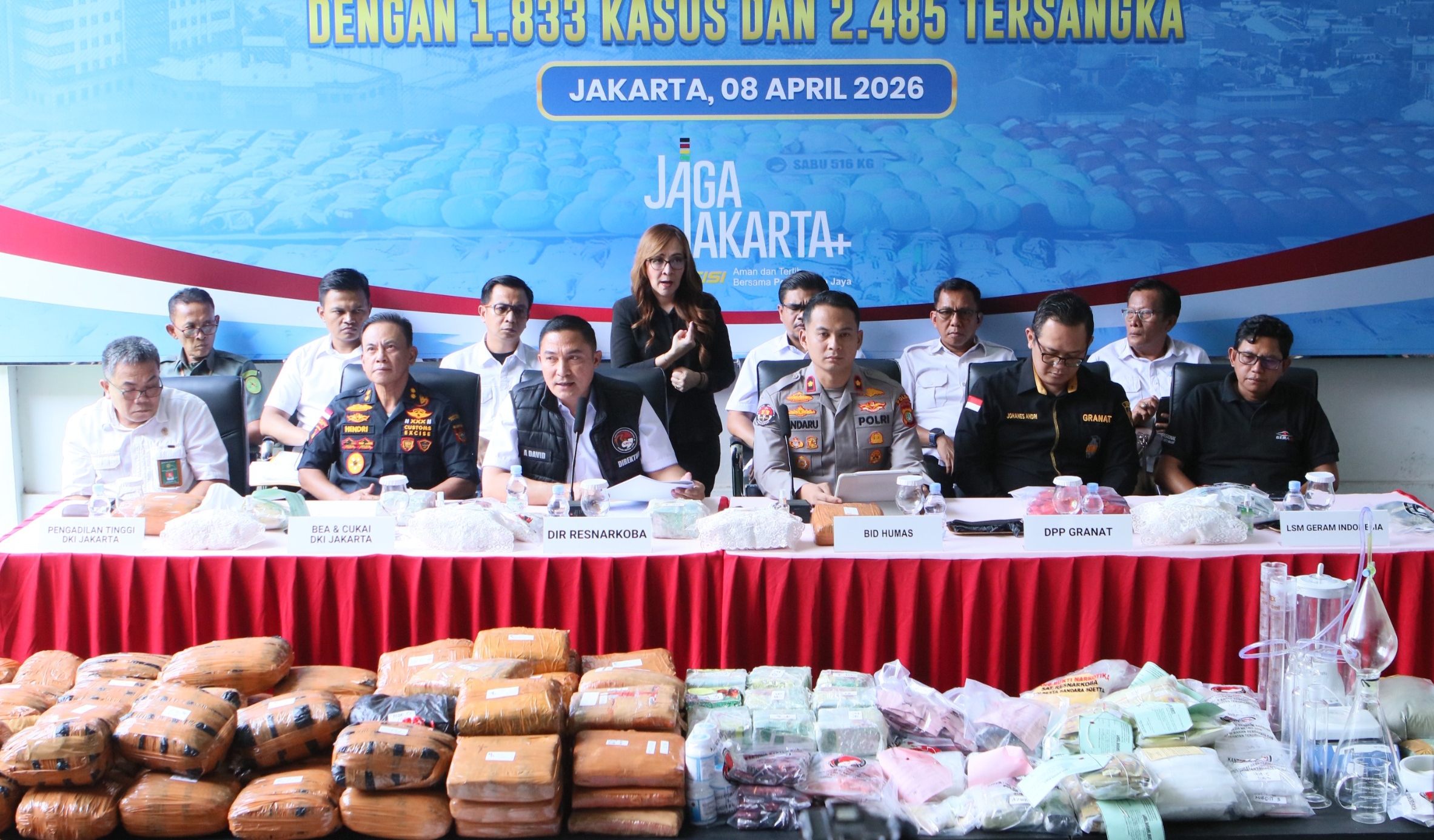 Polda Metro Jaya Tangkap 2.485 Tersangka Narkoba, Peredaran Jaringan Besar Terbongkar