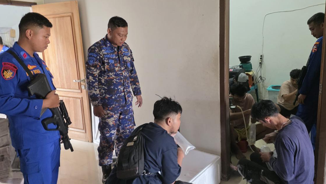 Ditpolair Korpolairud Berhasil Ungkap Penyelundupan 47 Ribu Benih Lobster di Serang, Lima Tersangka Diamankan