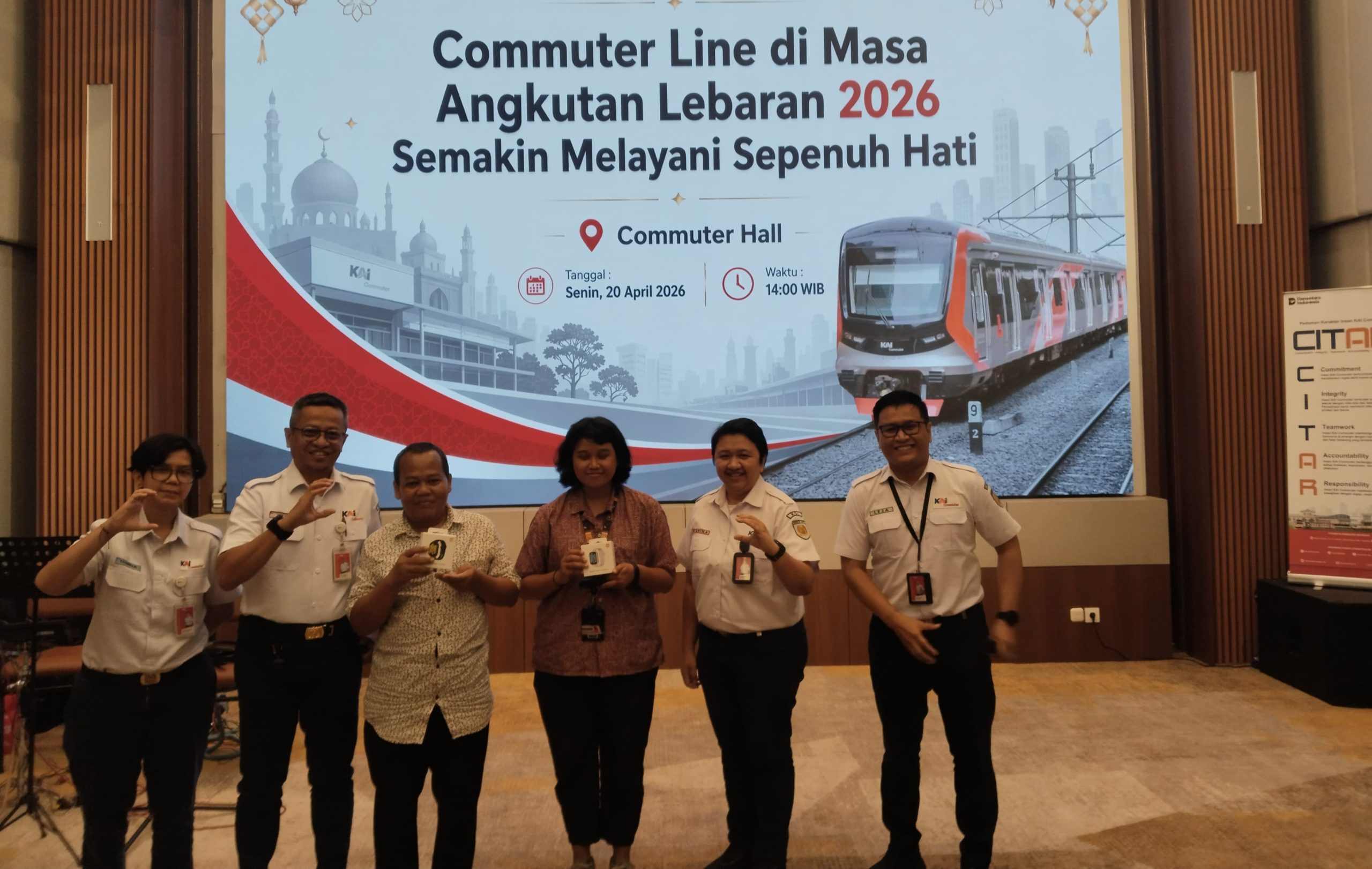 Lebaran 2026 Lonjakan Penumpang KAI Commuter Layani 24,4 Juta Pengguna