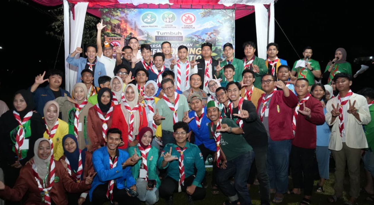 Mahasiswa Bersama Polri dan Intelektual Bersatu di Rimbang Baling, Perkuat Gerakan Cegah Karhutla dan Narkoba di Riau