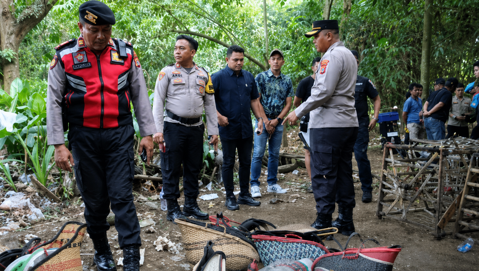 Polresta Tangerang Gerebek Arena Judi Sabung Ayam di Jayanti, Dua Orang Diamankan