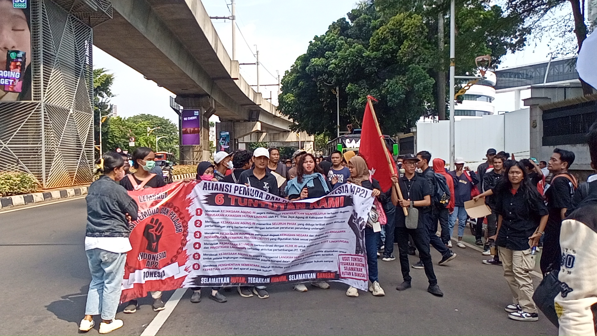 Aliansi Pemuda dan Pelajar Desak Kejagung Periksa Aktivitas Tambang PT Trias Jaya Agung