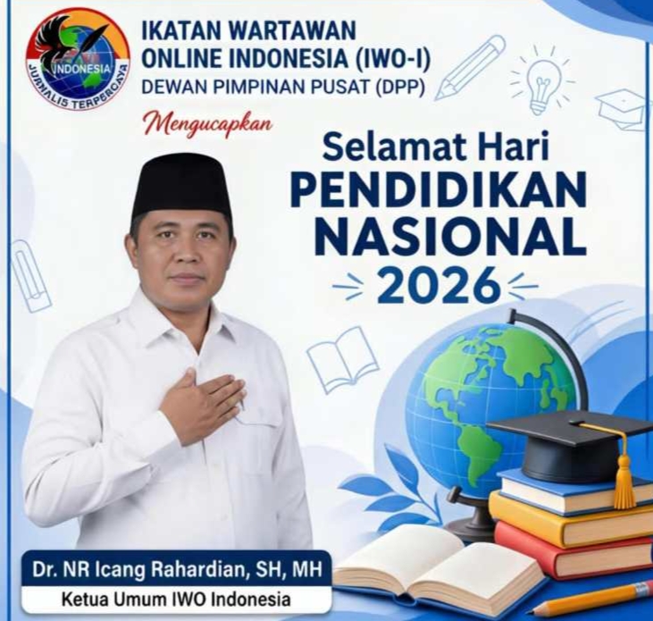 Hardiknas 2026 : Ketum IWO Indonesia Ajak Seluruh Elemen Bangsa Perkuat Partisipasi Semesta demi Pendidikan Bermutu