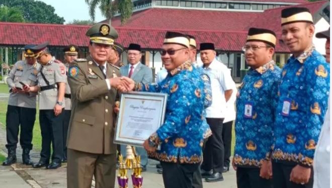 Satlinmas Pasar Kemis Raih Peringkat 2 Terbaik, Camat: Bukti Kerja Kolektif Jaga Keamanan Lingkungan