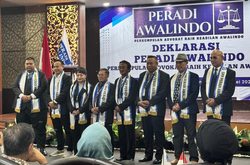 PERADI AWALINDO Deklarasikan Organisasi Advokat Baru, Siap Beri Bantuan Hukum Gratis hingga Pelosok