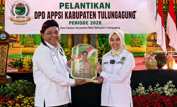 APPSI Tulungagung Resmi Dilantik, Siap Perkuat Pasar Rakyat Hadapi Gempuran Perdagangan Digital
