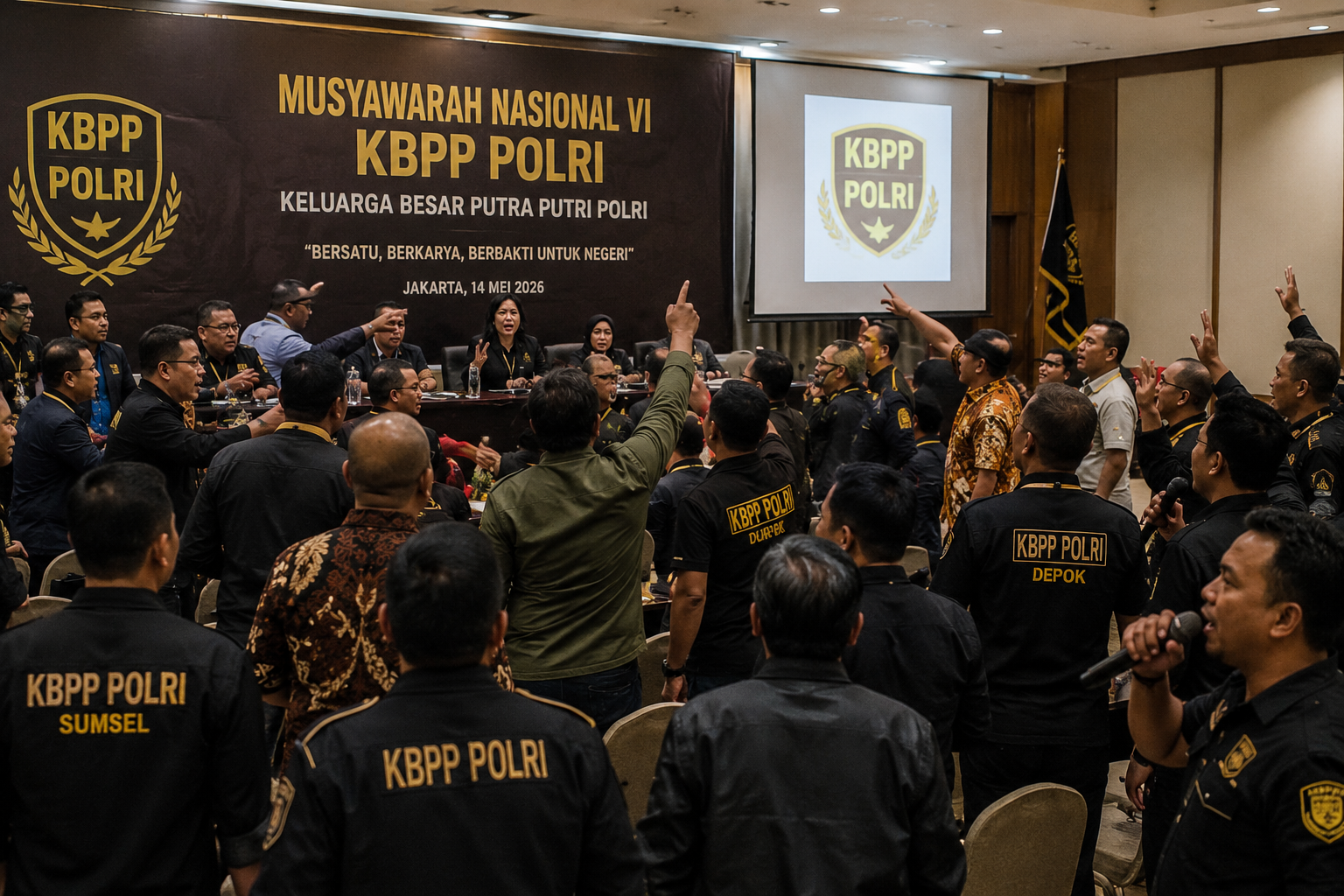 Munas VI KBPP Polri Diwarnai Interupsi, Pergantian Ketua Umum Jadi Sorotan