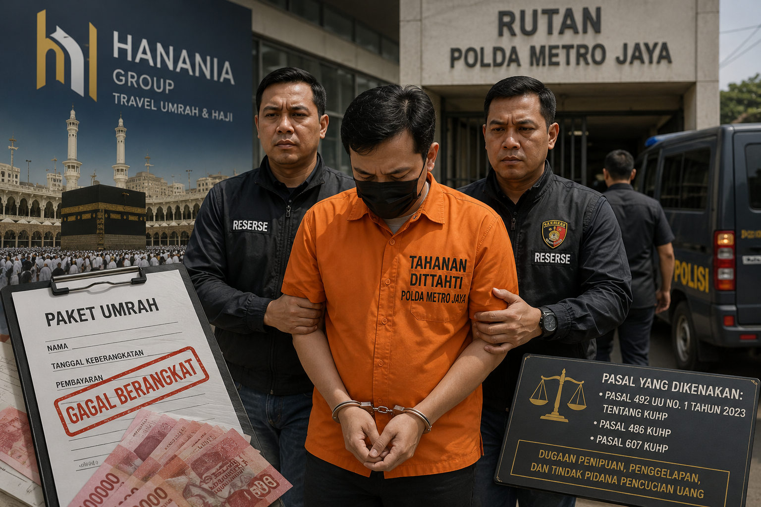 128 Calon Jemaah Gagal Berangkat, Direktur Travel Umrah Hanania Group Jadi Tersangka