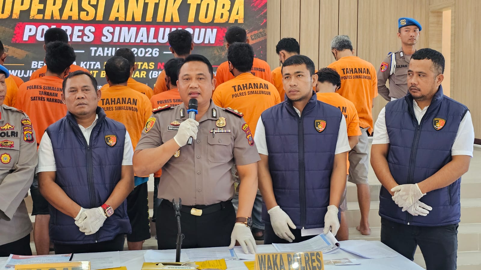 Operasi Antik Toba 2026: Polres Simalungun Ringkus 53 Tersangka dan Sita Ratusan Gram Sabu-Ganja