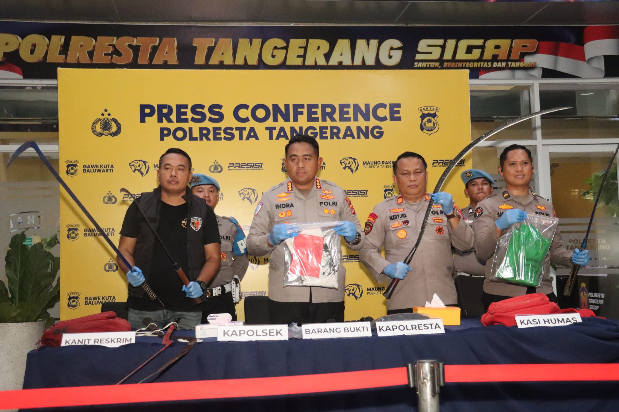 Kurang dari 24 Jam, 2 Pelaku Yang Tewaskan Satu Pelajar di Sindang Jaya Berhasil Dibekuk Polisi 